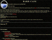 Tablet Screenshot of bard-cafe.komkon.org
